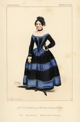 Panna Stephanie jako Madame Muller w "Stelli" Aniceta Bourgeois, Theatre de la Gaite