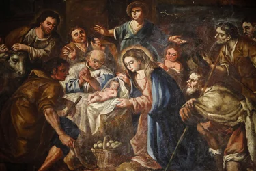 Szopka bożonarodzeniowa w Iglesia ex-conventual de Ntra.Sra del Carmen Antequera Hiszpania