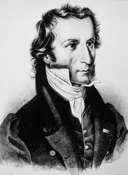 Niccolo Paganini, ok. 1850 r. (rycina)
