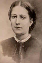 Bazylika Notre-Dame-des-Victoires; kaplica Ludwika i Zelii Martinów; Portret Zelii Martin; Paryż, Francja