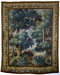 Kościół parafialny („Kościół parafialny św. Walburgi”). gobelin.
