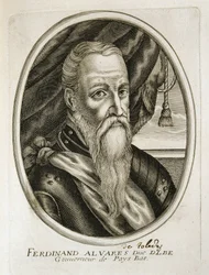 Portret księcia ALby (1507-1582) (rycina)