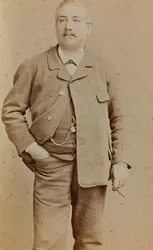 Portret Henri Foucart zmarłego w Glasgow 31.12.1841, nauczyciela gimnastyki w Prince Imperial, dyrektora szkoły Olympe.