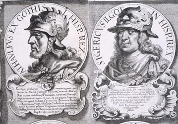 Portrety Ataulfa i Sigerica (lito)