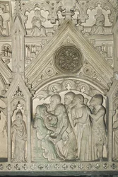 Portugalia – Alcobaça. Grób Ines de Castro w klasztorze Santa Maria