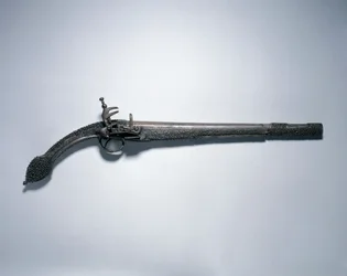 Pistolet ze zamkiem miqueletowym z „szczurzym ogonem”, Bałkany, koniec XVIII-początek XIX wieku