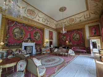 Salon Czerwonego Gobelinu, Nottinghamshire, Anglia (zdjęcie)