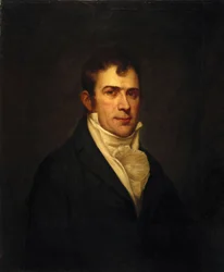 Robert Fulton, amerykański artysta i wynalazca, ok. 1800