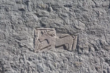 Kopuła Saint Mauro, kościół, płaskorzeźba, Maniago, Friuli, Włochy