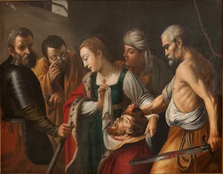 Salomon trzymający głowę św. Jana Chrzciciela. G. Seghers, pocz. XVII w. (olej na płótnie)