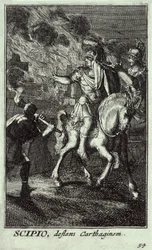 Scypion Afrykański Młodszy (185-129 p.n.e.) (rycina)