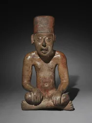 Siedząca postać, Oaxaca, 300 pne-700 AD