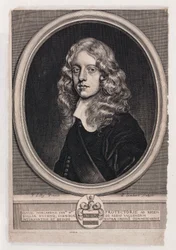 Sir Samuel Morland, angielski dyplomata, matematyk i wynalazca, ok. 1660