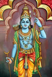 Hinduistyczna świątynia Sri Vadapathira Kaliamman. Awatar Wisznu. Pan Rama, 7. wcielenie. Singapur