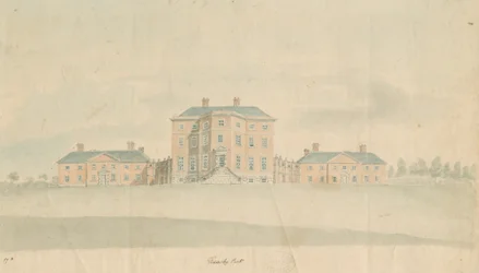 Teddesley Hall: malarstwo akwarela i [koniec XVIII wieku]