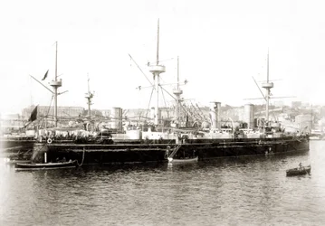 Włoska torpeda "Etna" około 1885 roku.