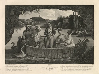 Woda, Paryż, ok. 1835 r. (grawerunek)