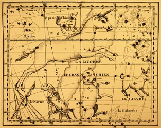 Konstelacje Monoceros i Canis Major.
