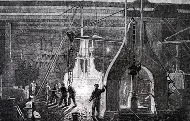 Hala produkcyjna firmy Robert Stephenson and Company.