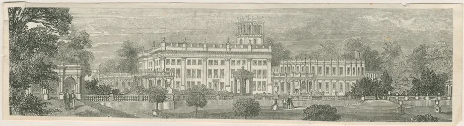Trentham Hall: drzeworyt grawerowany i [?poł. XIX w.]