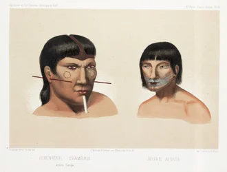 Dwóch Indian południowoamerykańskich, ok. 1843-1847