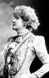 Wielka Brytania : Aktorka Sarah Bernhardt ( 22.09.1844-26.03.1923)