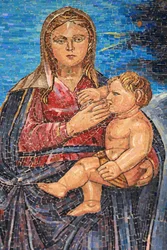 Dziewica i dziecko. Gwatemala. Bazylika Zwiastowania, Nazaret, Izrael