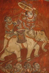 Wat Bo, Siem Reap Malowidło ścienne przedstawiające Ramajana, Siem Reap, Kambodża