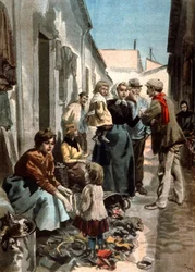Szmaciarze w Paryżu, ok. 1900 r. (ilustracja)