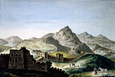 Wielki Mur Chiński, ok. 1820 r. (rycina)
