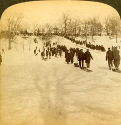 Kanadyjskie sporty zimowe - saneczkarstwo, 1905.