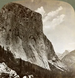 El Capitan i Half Dome, Yosemite Valley, Kalifornia, USA, 1902