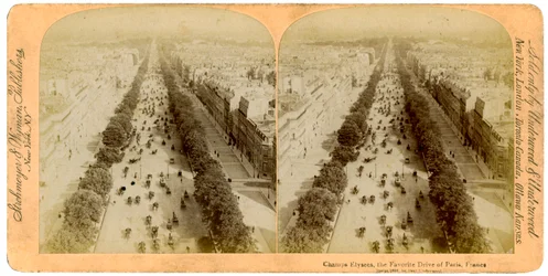 Pola Elizejskie, Paryż, Francja, 1894.