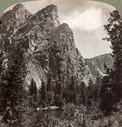 Trzej bracia, Yosemite Valley, Kalifornia, USA, 1902 r.