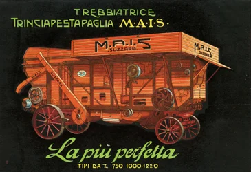 Maszyny rolnicze. Suzzara, 1925