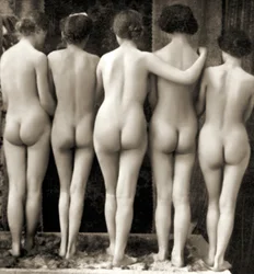 Kwintet aktów kobiecych, ok. 1900