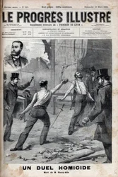 Zabójczy pojedynek - 1 marca 1895 roku odbył się pojedynek na szpady między dwoma członkami Komitetu Afryki Francuskiej, wcześniej dobrymi towarzyszami, Alfredem Le Chatelierem i Hippolytem Percherem, znanym jako Harry Alis, i to