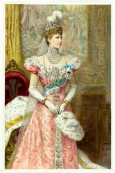 Aleksandra, księżna Walii, ok. 1900 r.