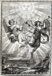 Alegoryczna Figura Światła - Światło dla prałata wybitnego kardynała Julesa Mazarina (Giulio Raimondo Mazzarino lub Mazarino) (1602-1661)
