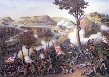 Wojna secesyjna (1861 - 1865): Oblężenie Missionary Ridge, 25 listopada