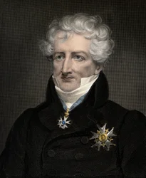 Baron Georges Cuvier (1764-1823) - rycina - XIX wiek