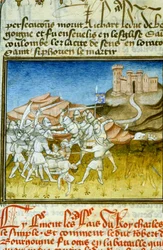 Bitwa pod Soissons - Miniatura średniowiecza (ref. 512