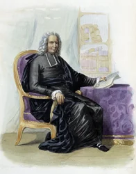 Charles Rollin (1661-1741), pisarz i historyk w red. Mennechet, „Le Plutarque francais””