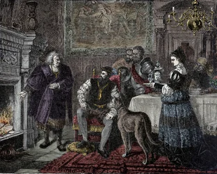 Karol V u Fuggera - Karol V (1500-1558) (Karol Habsburg) otrzymany od bankiera Jacoba Fuggera dit le Riche (1459-1525) w Augsburgu (Niemcy)