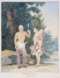 Wódz Indian Pal-lo-to-path lub Płaskogłowych, ok. 1843-50 (akwarela)