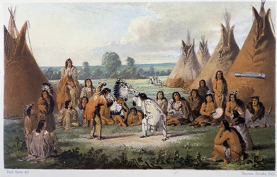 Danse chez les indians d