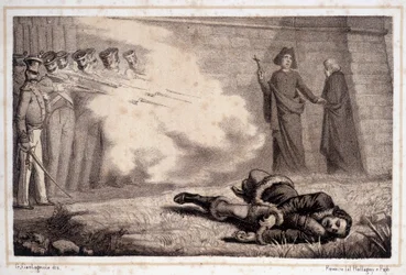 Śmierć Murata (1767 - 1815) - w „Historii Włoch”