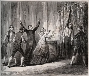 Śmierć księcia Conde (Louis VI Henri de Bourbon Conde