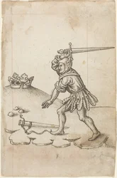 Nie łam korony [fol. 43 recto], ok. 1512-1515 (pióro i czarny tusz na papierze czerpanym)