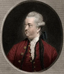 Edward Gibbon 1737-1794 - rycina - XIX wiek
